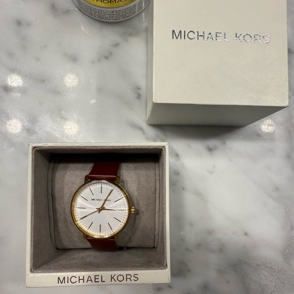 Michael Kors Leather Watch